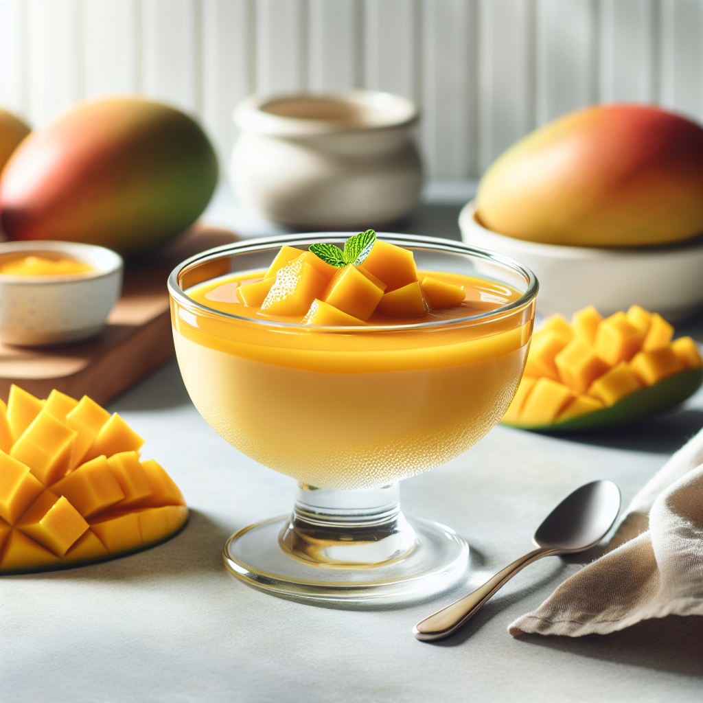 Resep Puding Mangga Sederhana: Cara Membuat Hidangan Penutup yang Lezat