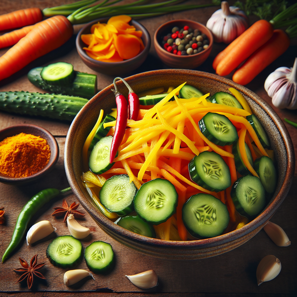 Resep Acar Kuning Timun Wortel yang Segar dan Lezat untuk Hidangan Anda